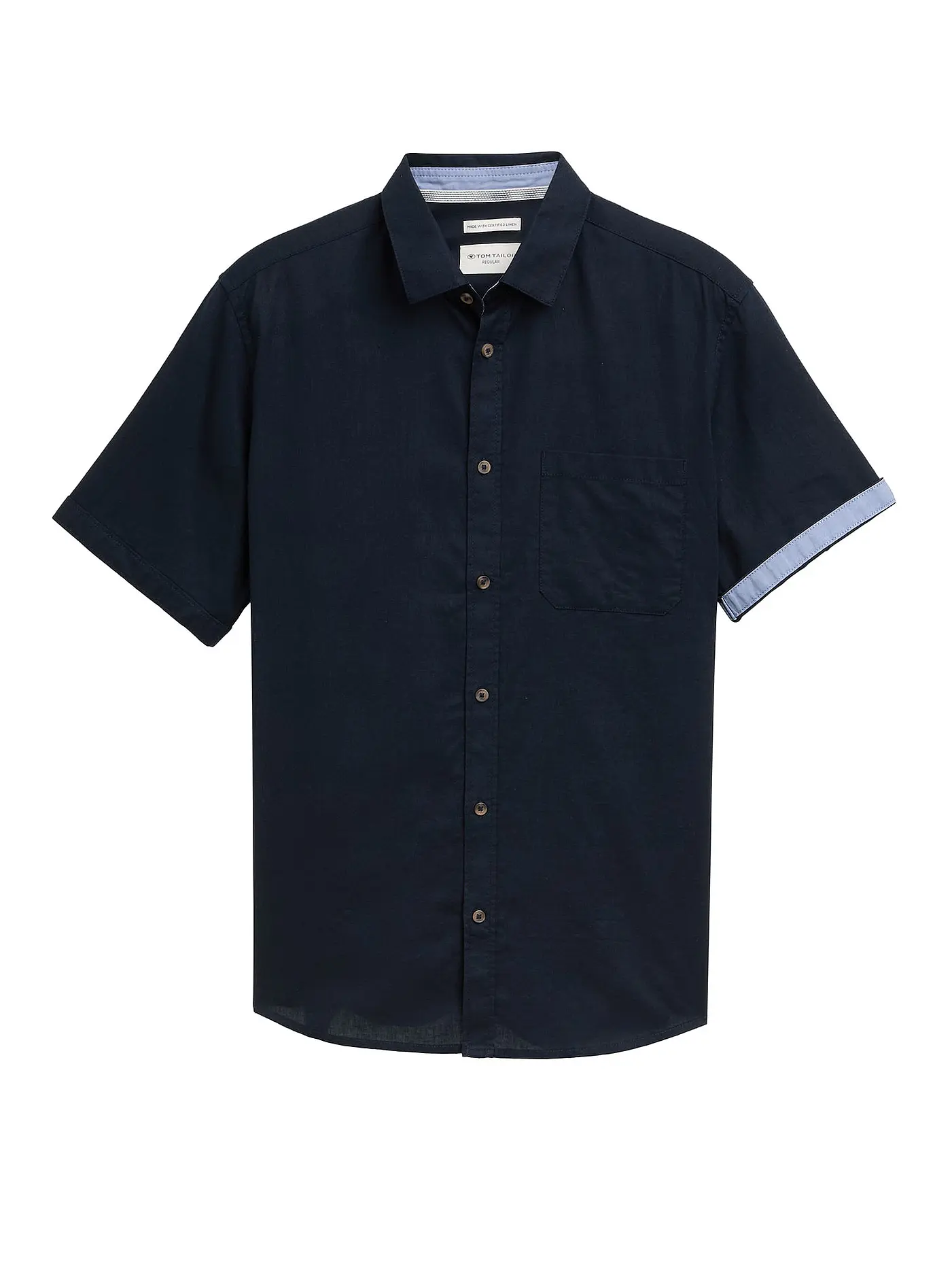 TOM TAILOR |  Hemd Regular Fit | dunkelblau